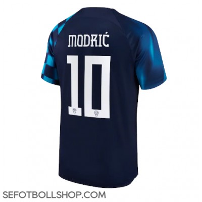 Billiga Kroatien Luka Modric #10 Borta fotbollskläder VM 2022 Kortärmad
